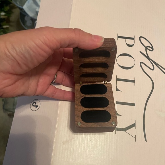 Wedding items. Greenery, ring box, boys suspender/bow tie set - Picture 5 of 6